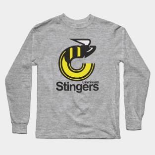 Retro Cincinnati Stingers Hockey 1977 Long Sleeve T-Shirt